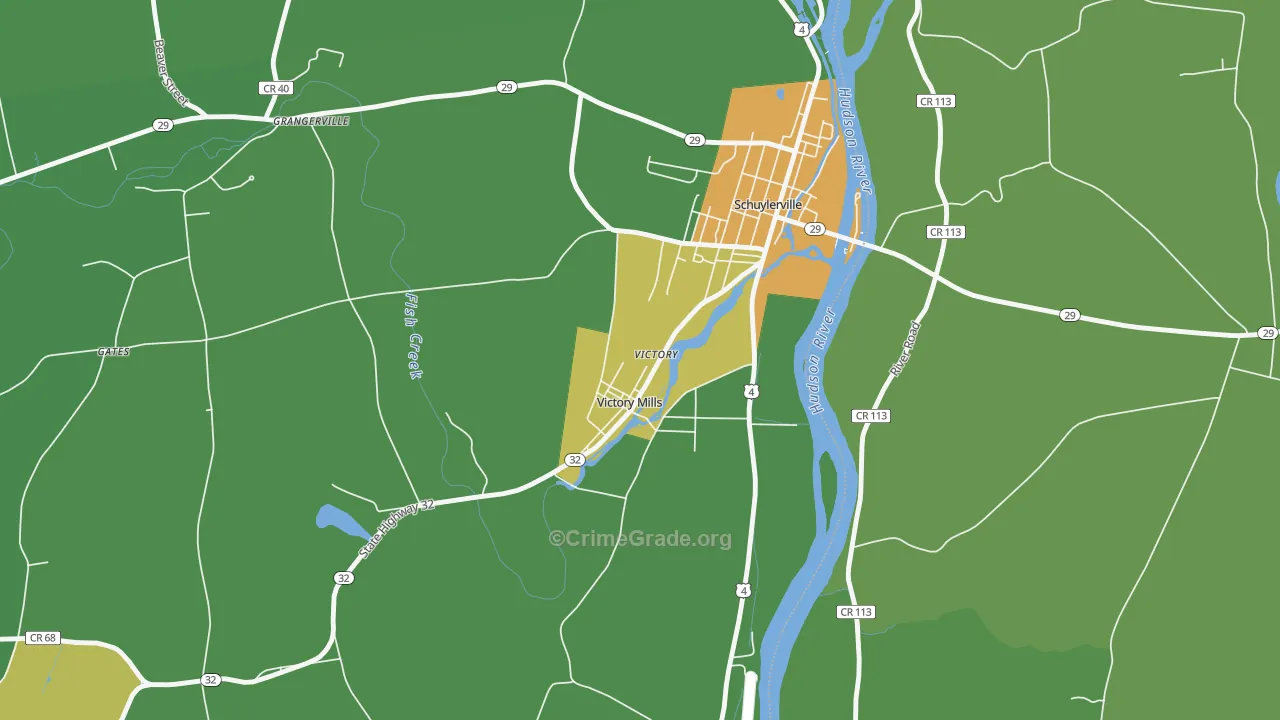Victory, NY Map of Assault Rates