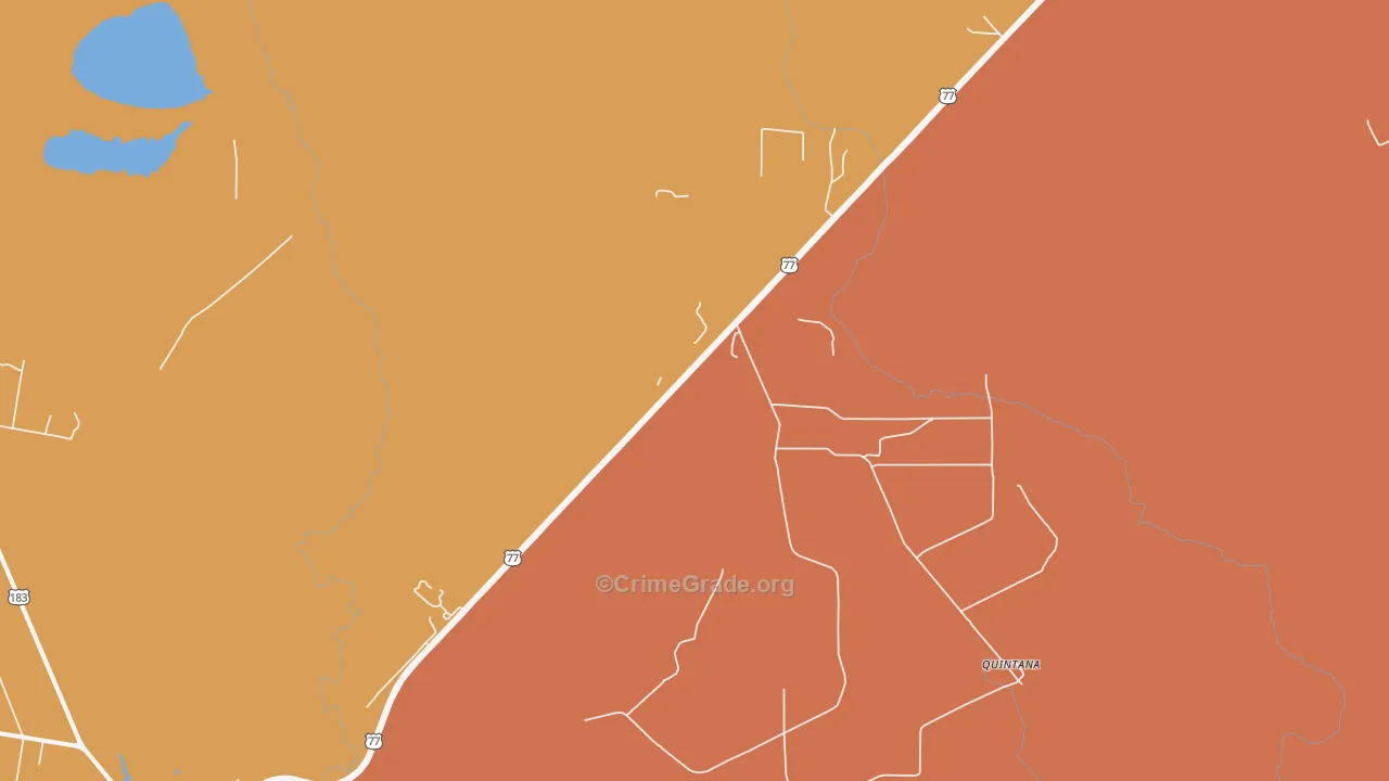 Vidaurri, TX Map of Assault Rates