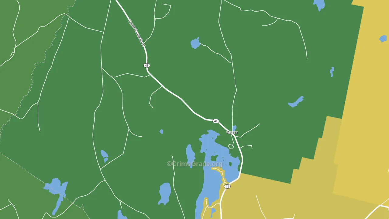 Vienna, ME Map of Assault Rates
