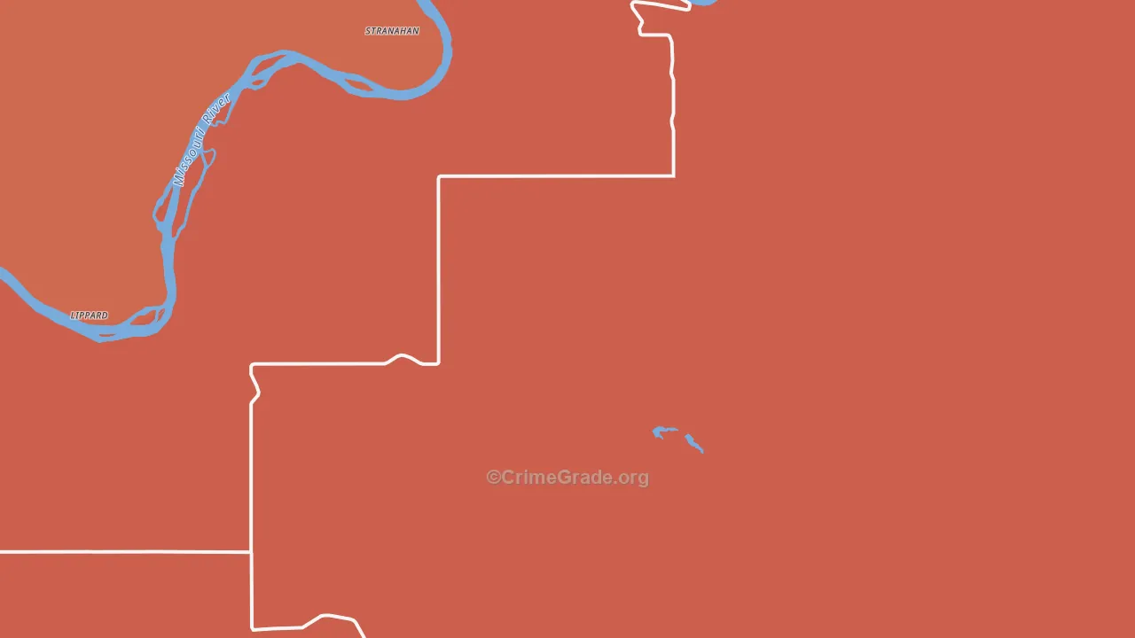 Virgelle, MT Map of Assault Rates
