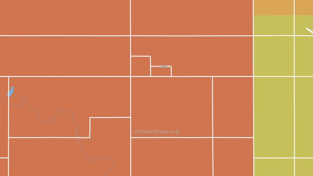 Virgil, SD Map of Assault Rates