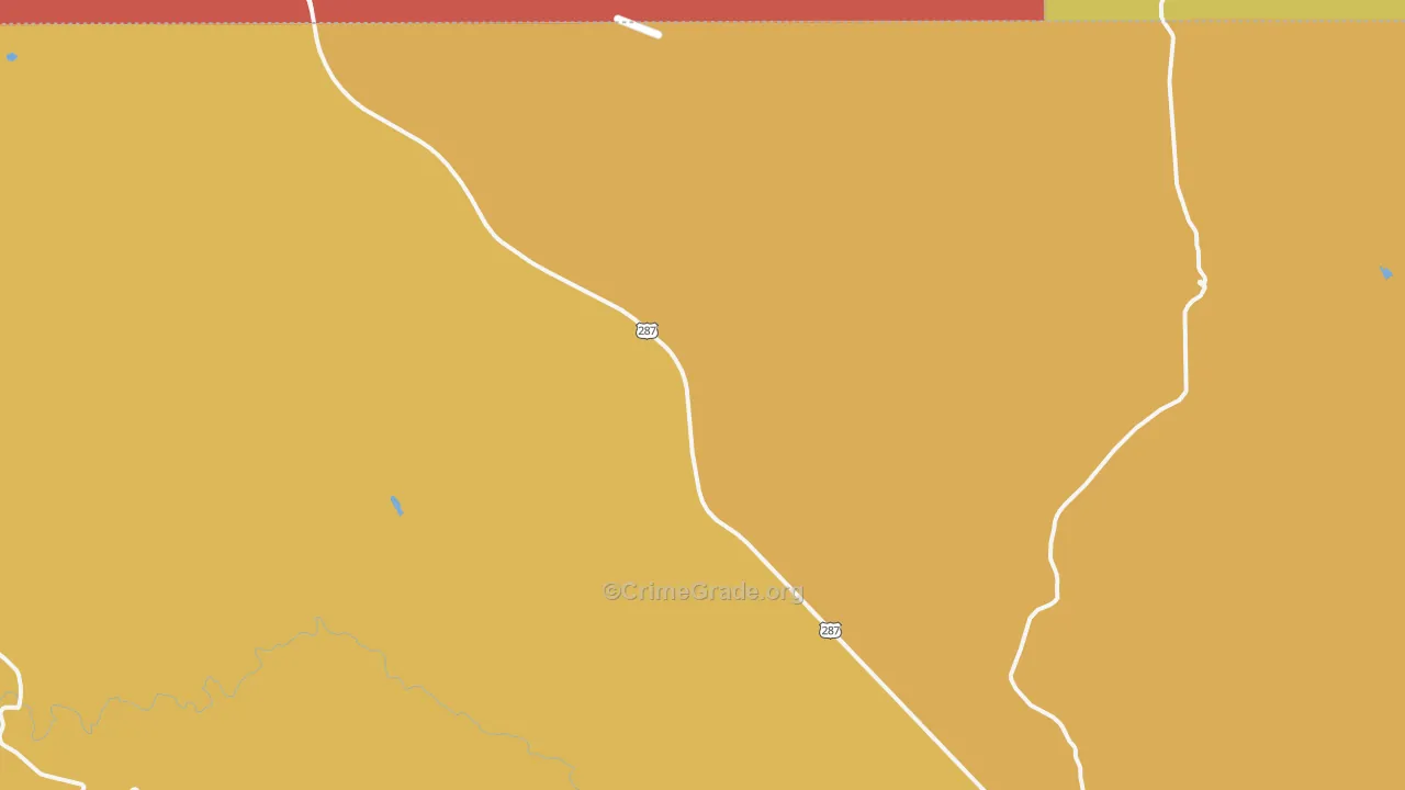 Virginia Dale, CO Map of Assault Rates