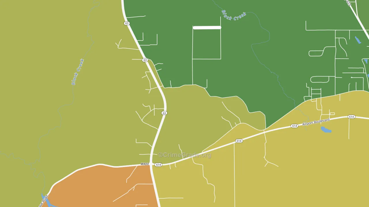Wade, MS Map of Assault Rates