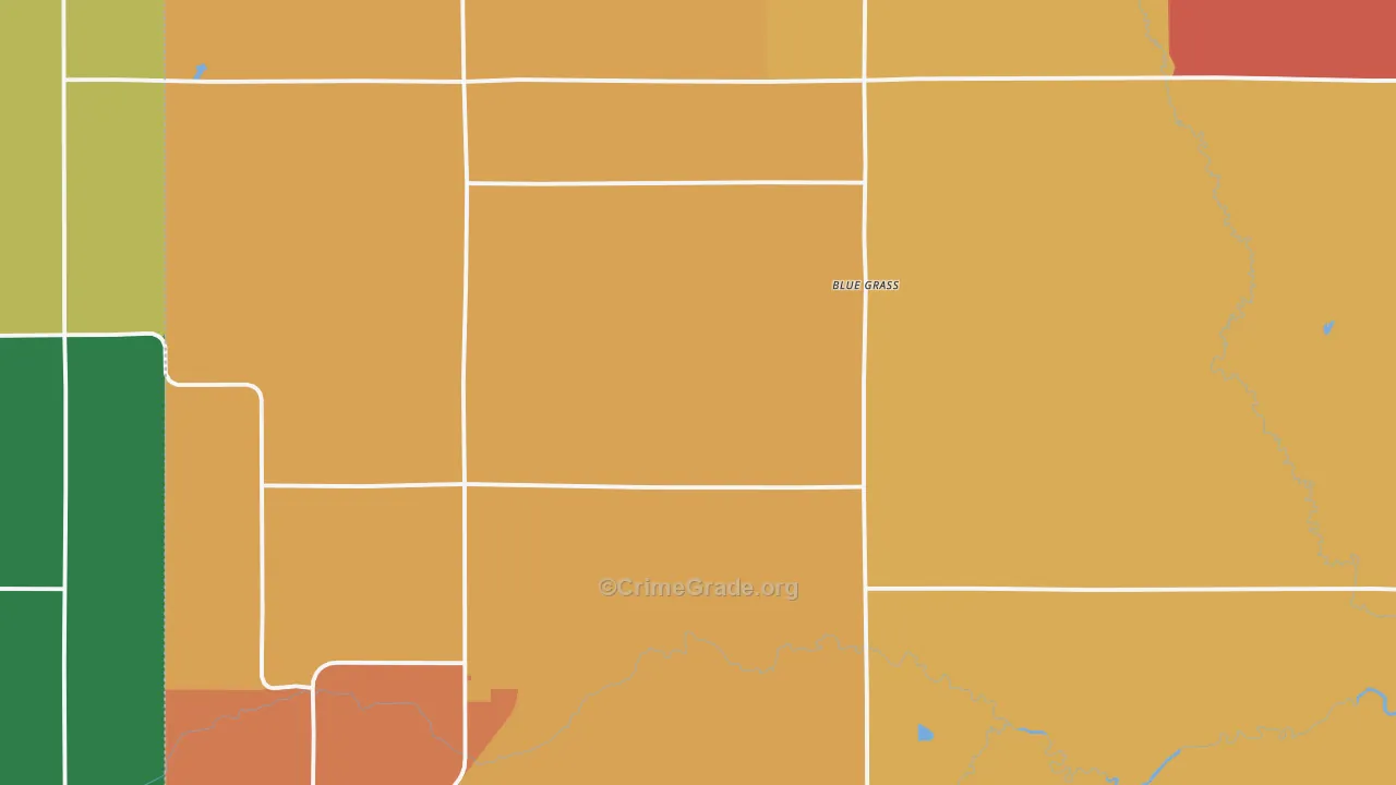 Wadena County, MN Map of Assault Rates