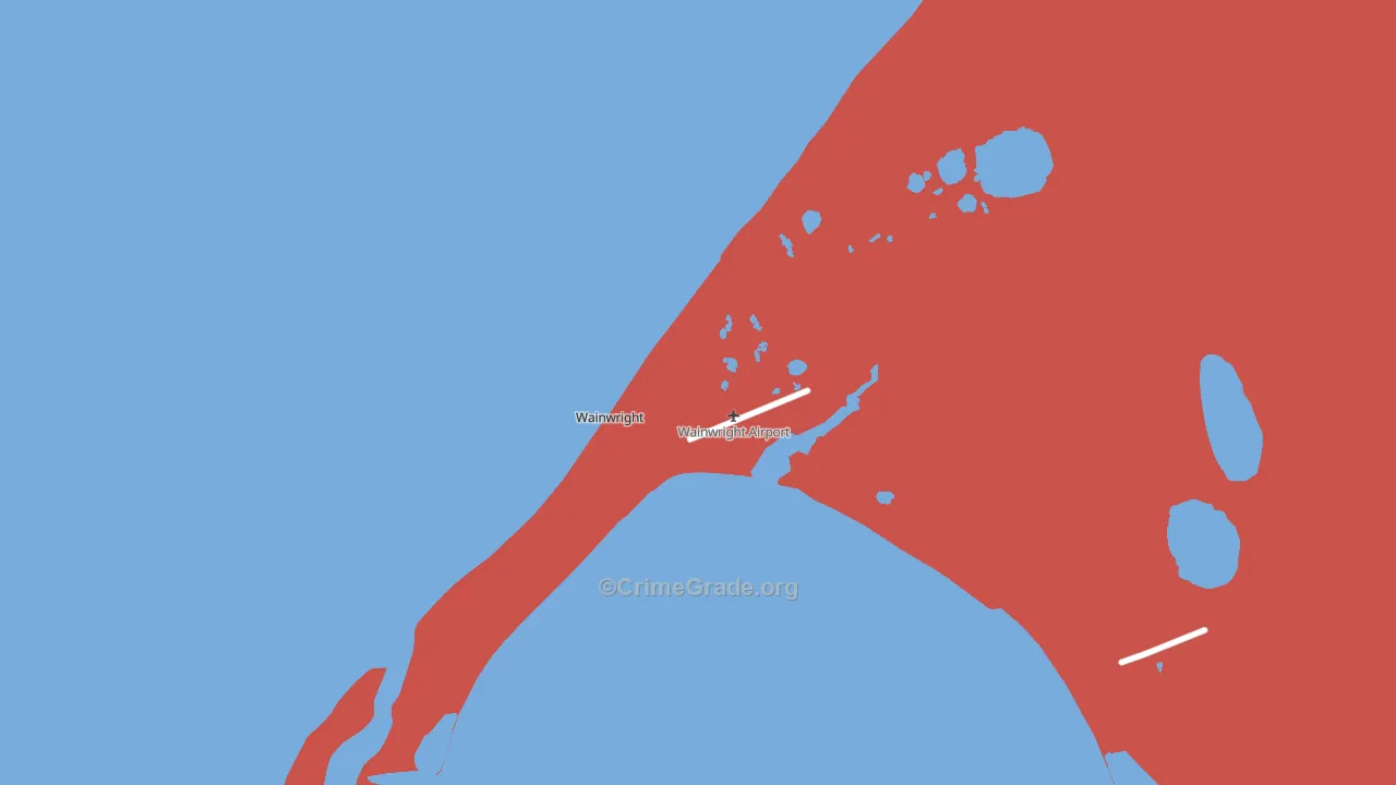 Wainwright, AK Map of Assault Rates