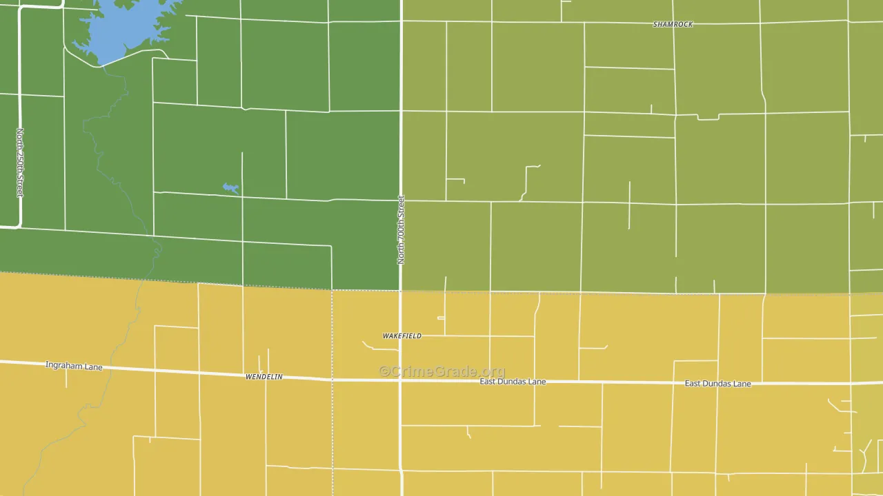 Wakefield, IL Map of Assault Rates
