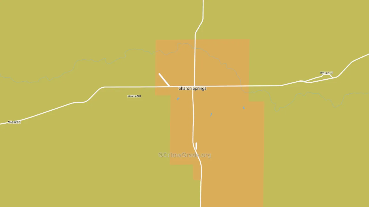 Wallace County, KS Map of Assault Rates