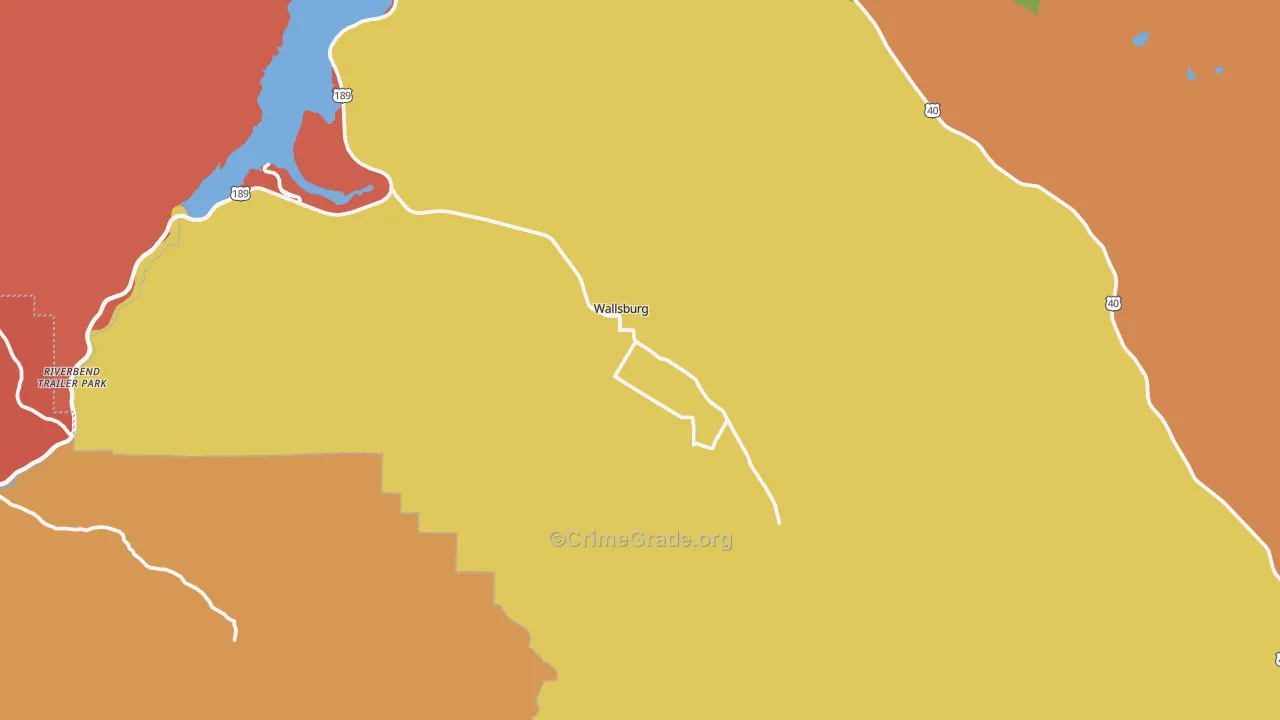 Wallsburg, UT Map of Assault Rates