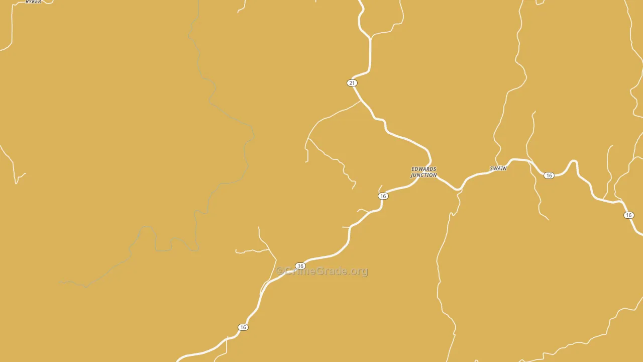 Walnut, AR Map of Assault Rates