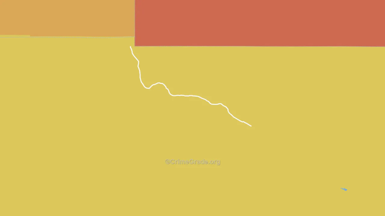 Waltman, WY Map of Assault Rates