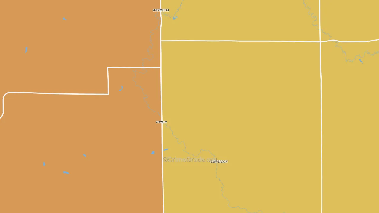 Wannaska, MN Map of Assault Rates