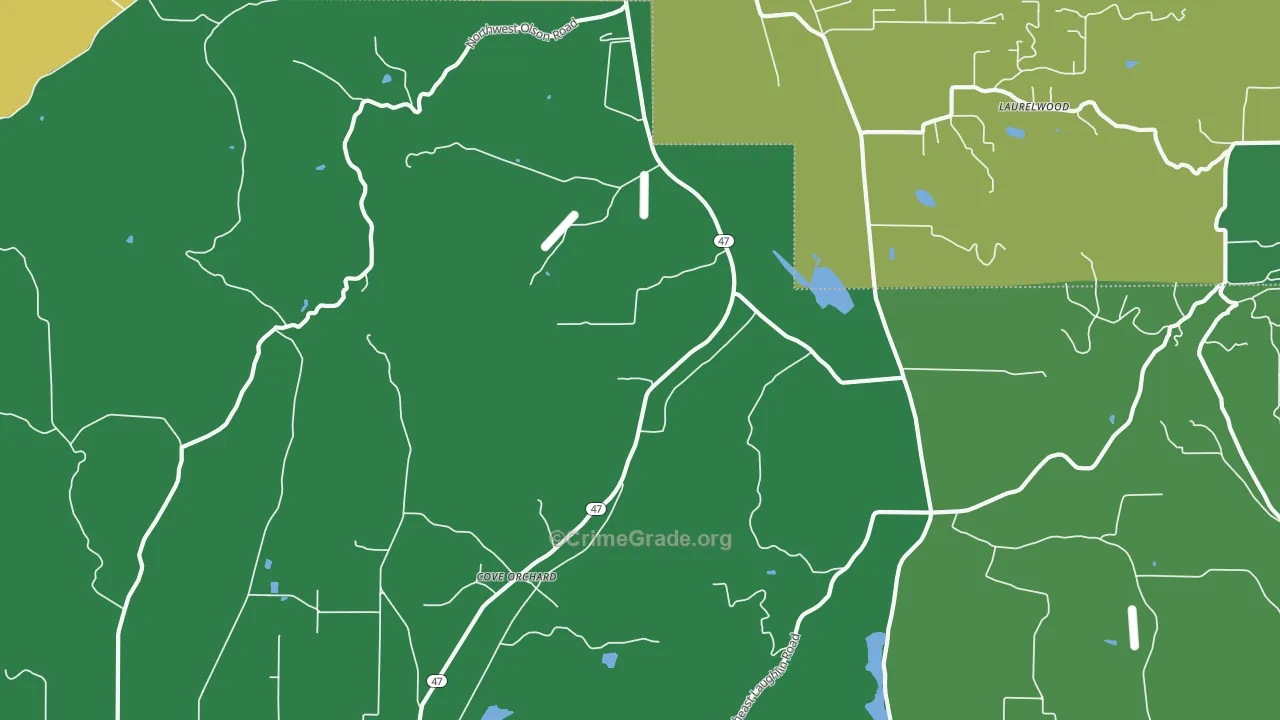 Wapato, OR Map of Assault Rates