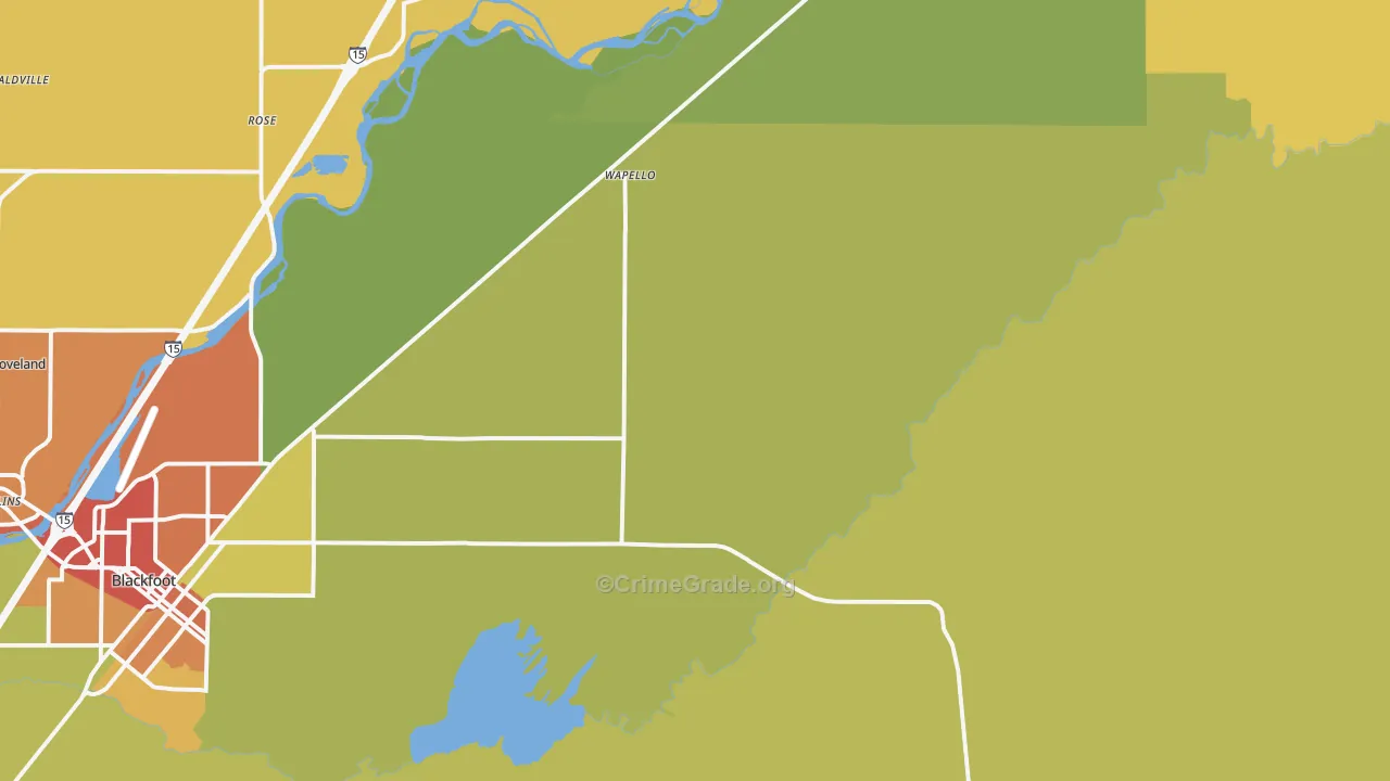 Wapello, ID Map of Assault Rates