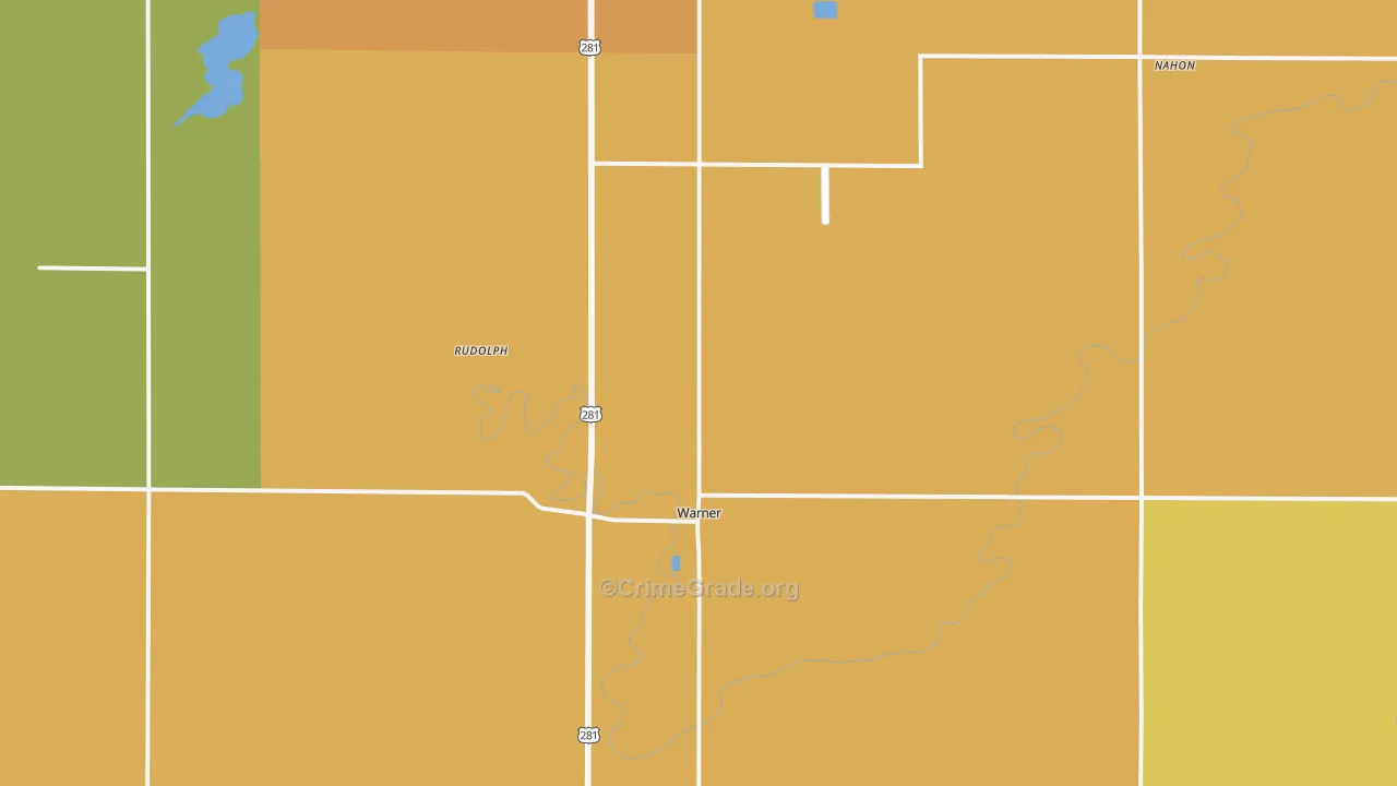 Warner, SD Map of Assault Rates