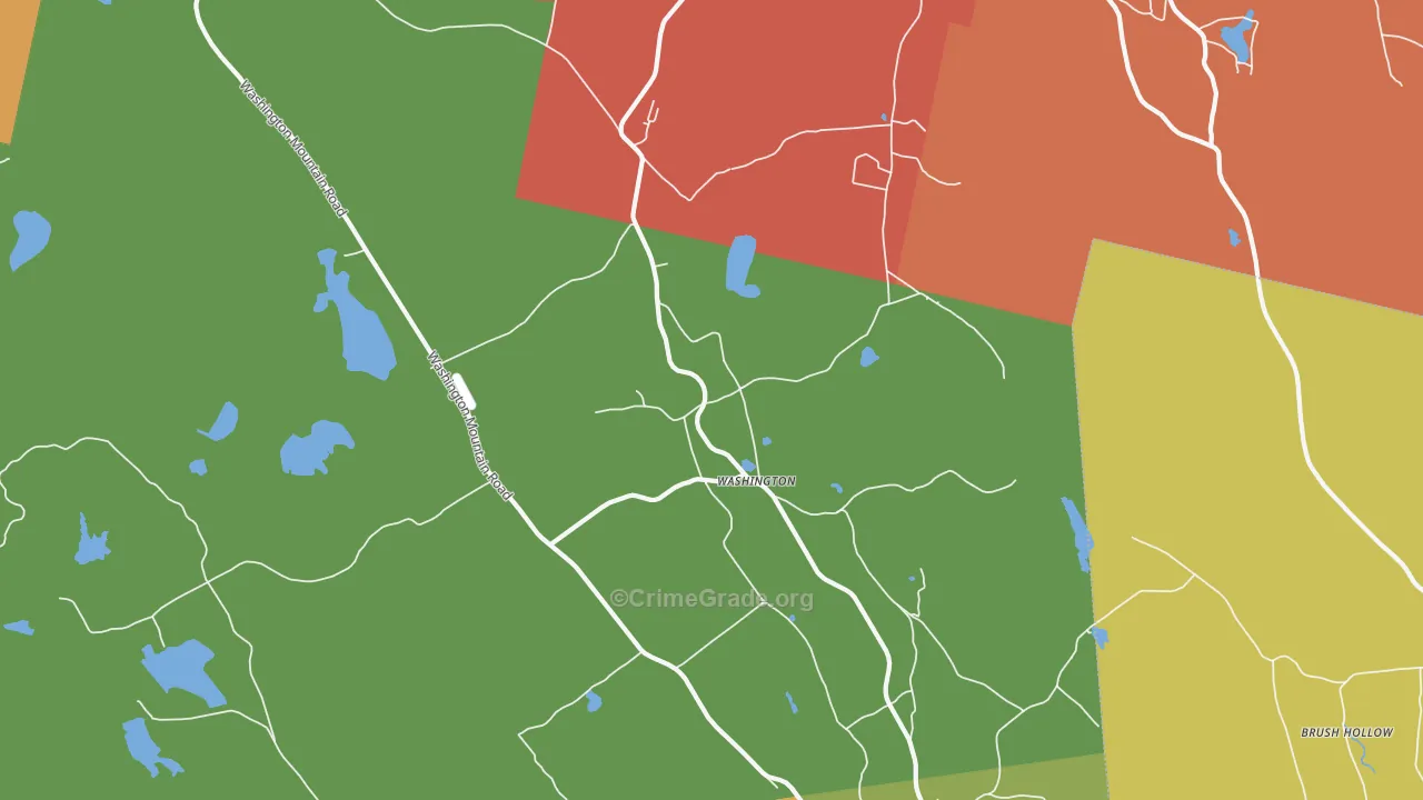 Washington, MA Map of Assault Rates