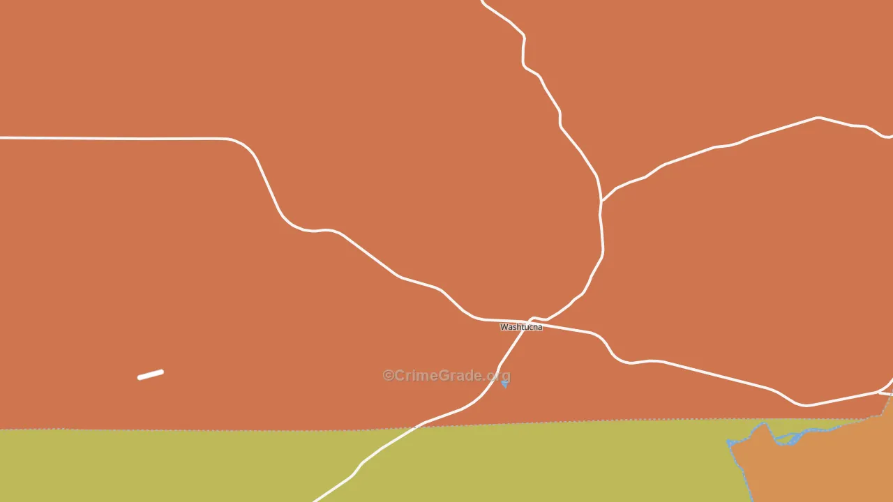 Washtucna, WA Map of Assault Rates