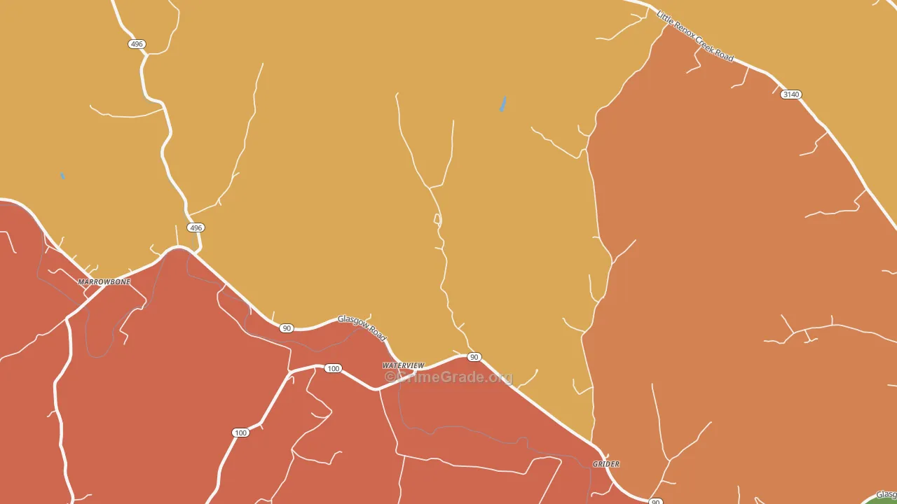 Waterview, KY Map of Assault Rates