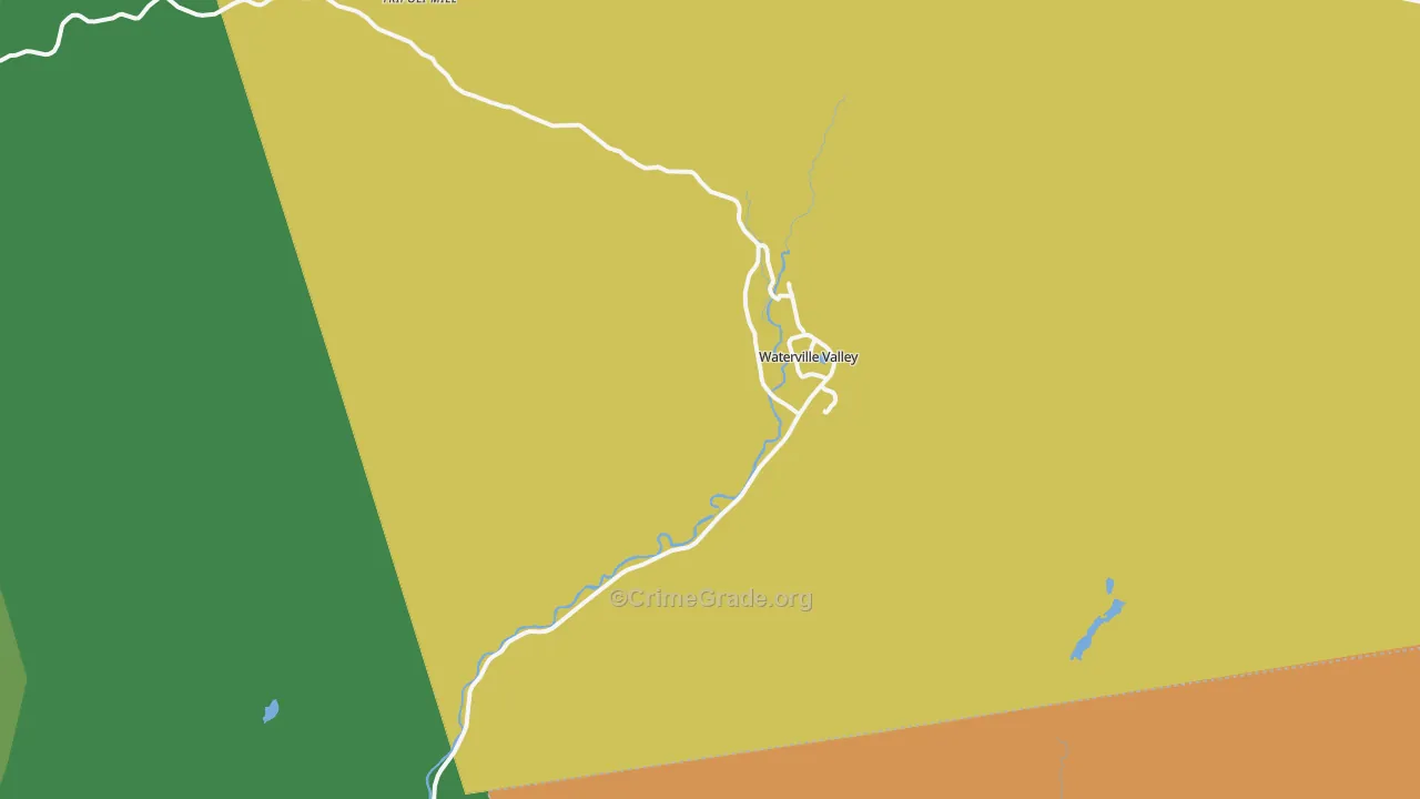 Waterville Valley, NH Map of Assault Rates