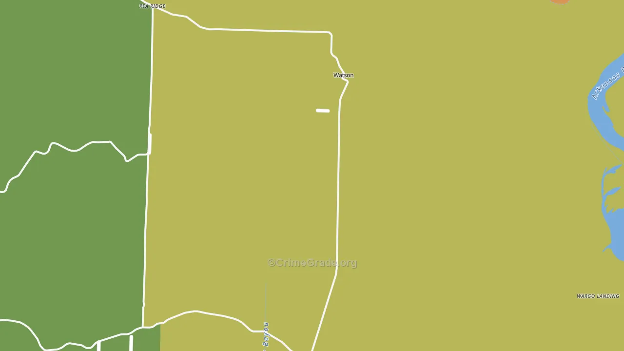 Watson, AR Map of Assault Rates