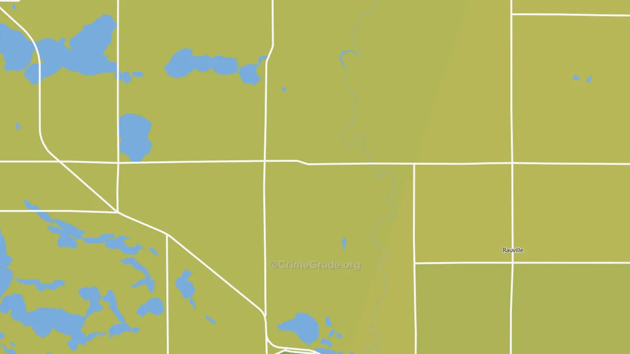 Waverly, SD Map of Assault Rates