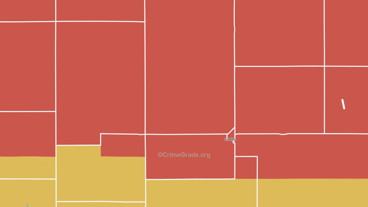 Webster County, NE Map of Assault Rates