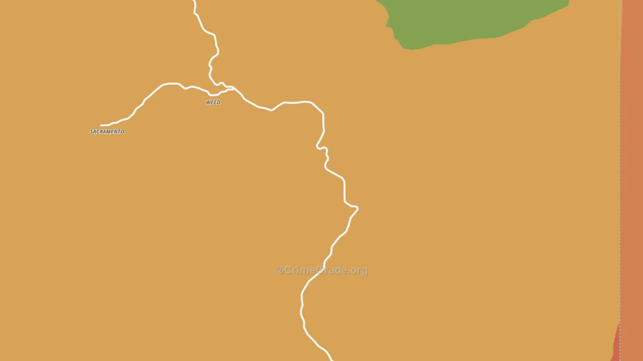 Weed, NM Map of Assault Rates