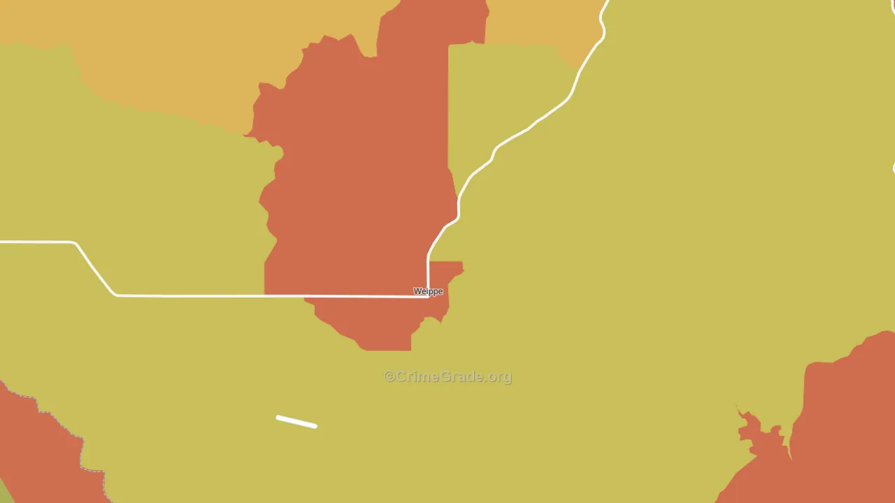 Weippe, ID Map of Assault Rates