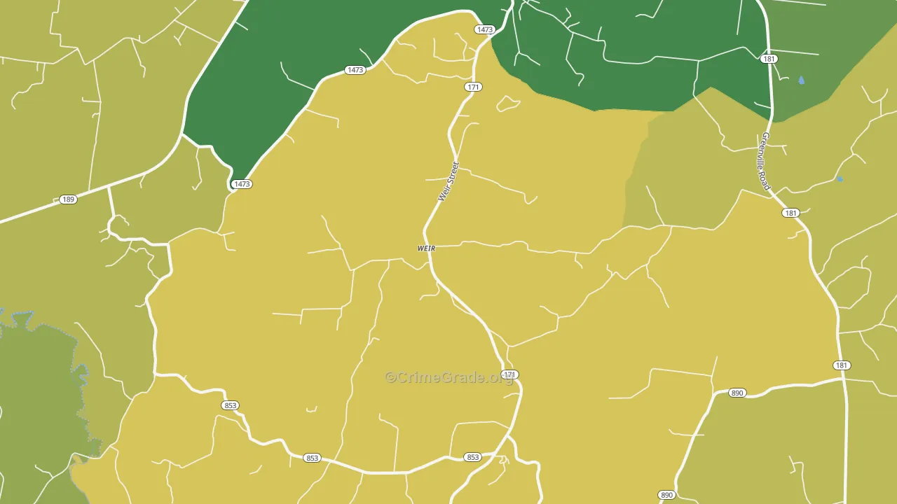 Weir, KY Map of Assault Rates