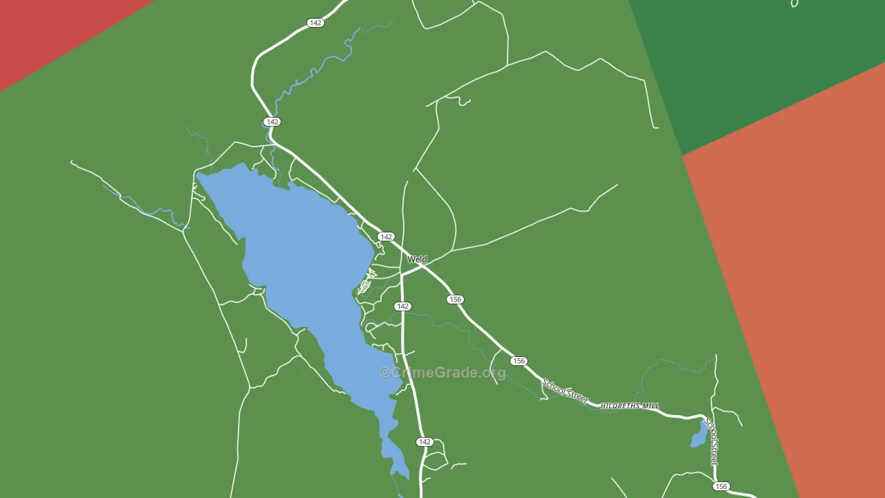Weld, ME Map of Assault Rates