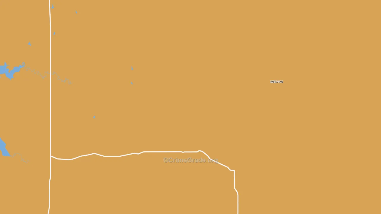Weldon, MT Map of Assault Rates