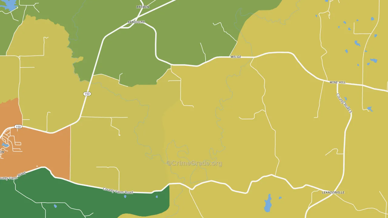 Welge, IL Map of Assault Rates