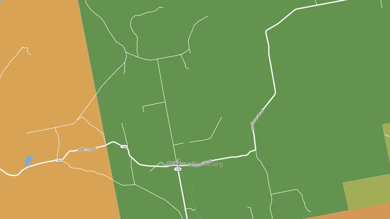 Wellington, ME Map of Assault Rates