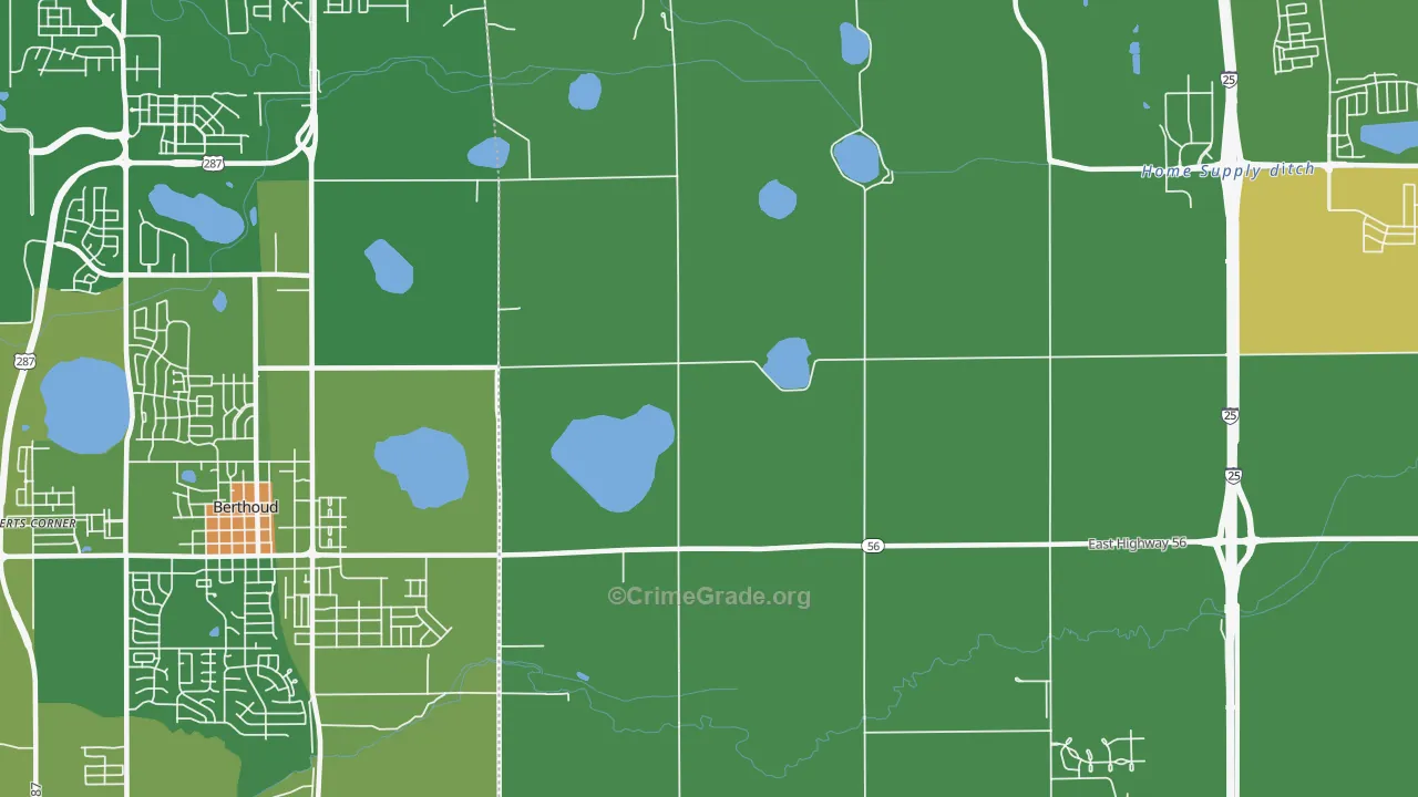 Welty, CO Map of Assault Rates
