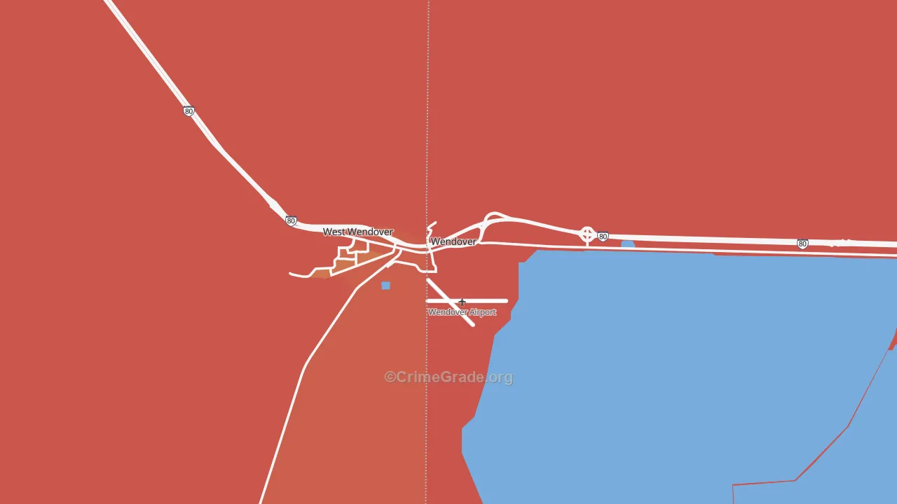 Wendover, UT Map of Assault Rates