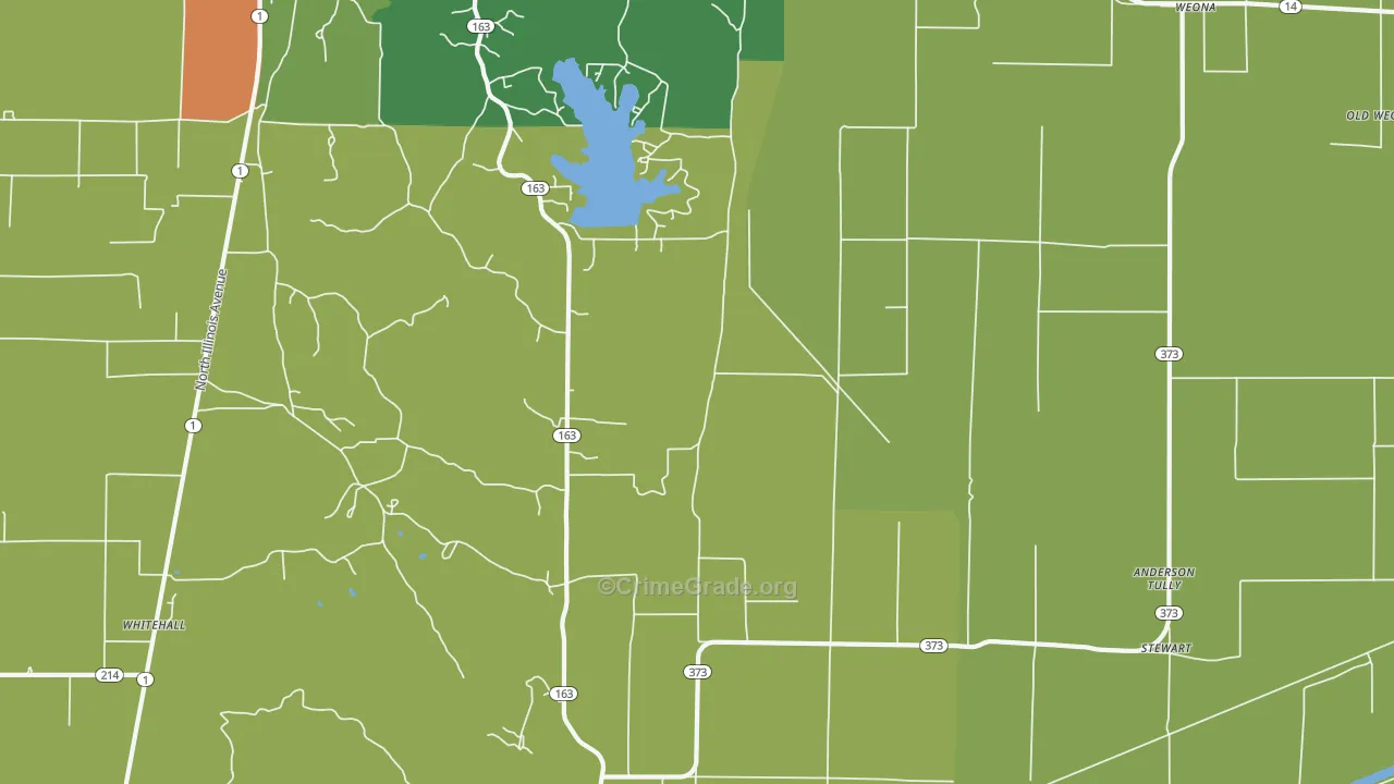 Weona Junction, AR Map of Assault Rates