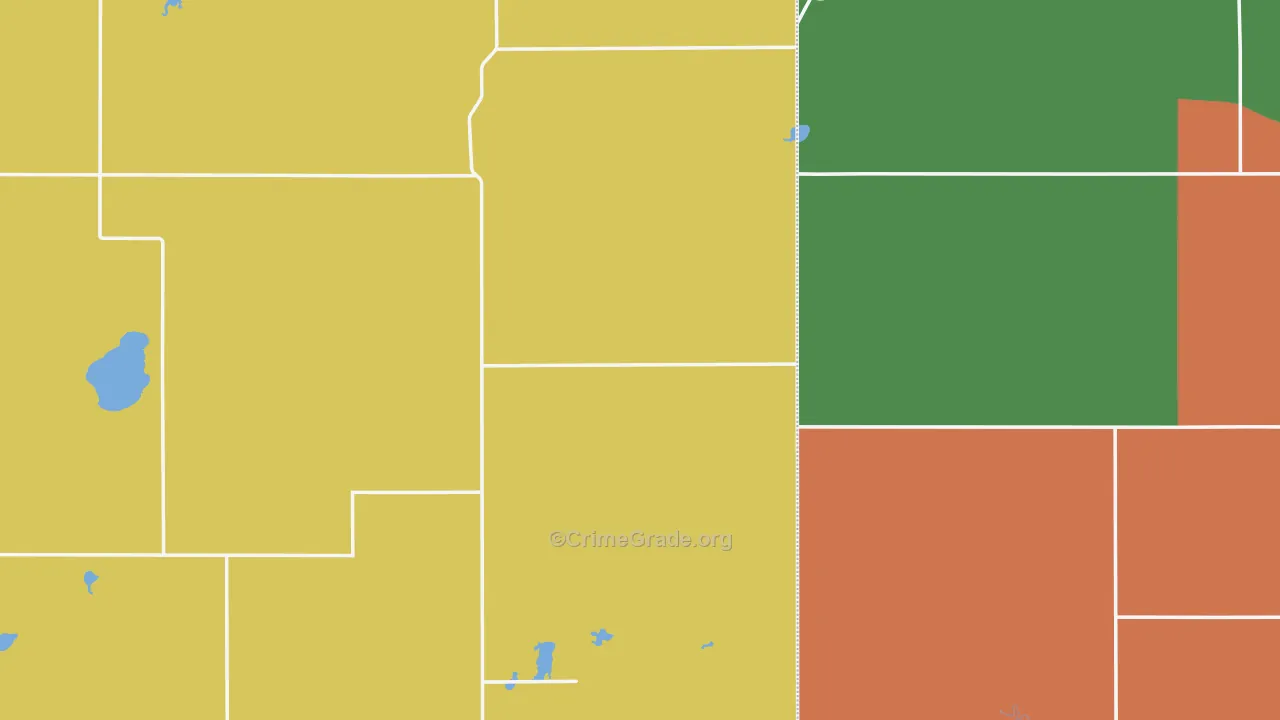 Wessington, SD Map of Assault Rates