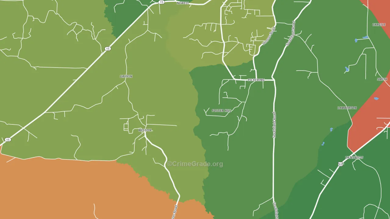 Wesson, AR Map of Assault Rates