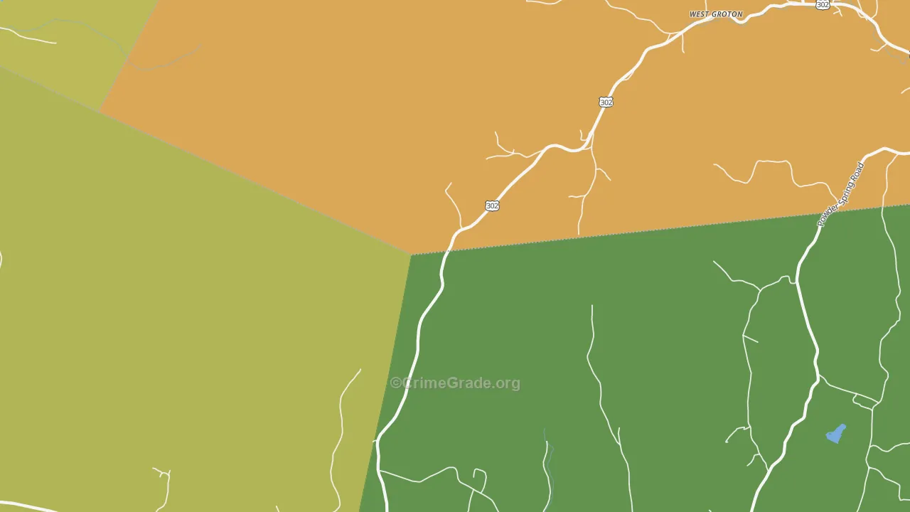West Groton, VT Map of Assault Rates