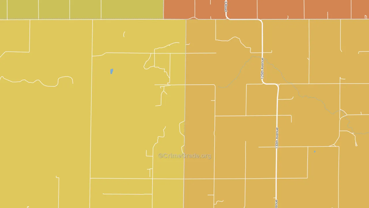 West Hamilton, KS Map of Assault Rates