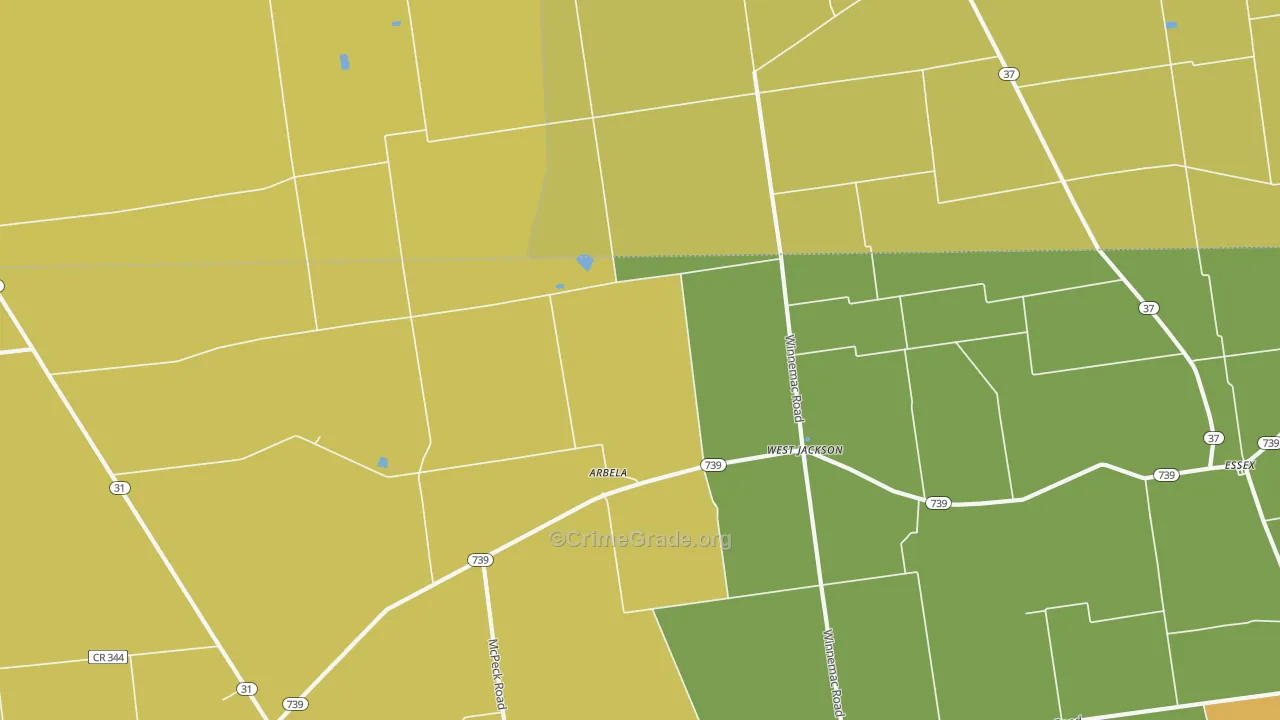 West Jackson, OH Map of Assault Rates