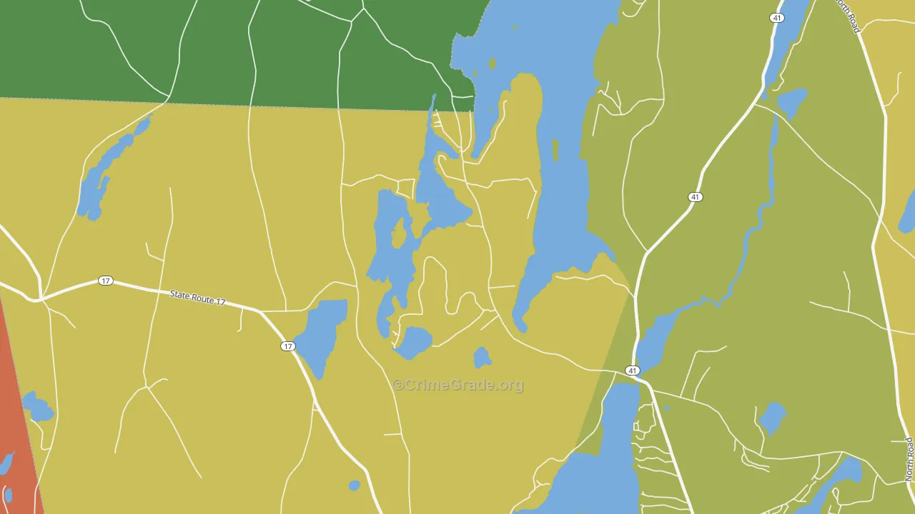 West Mount Vernon, ME Map of Assault Rates