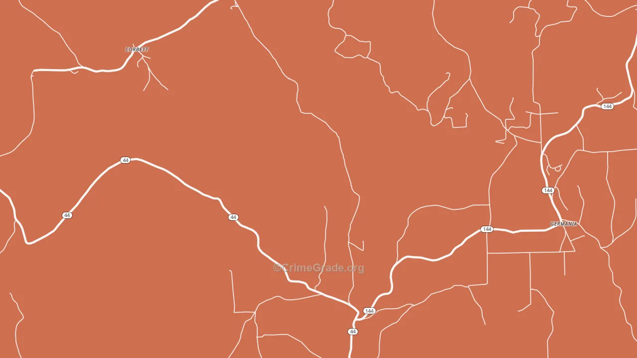 West Pike, PA Map of Assault Rates