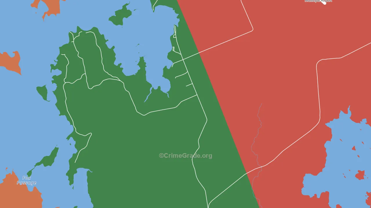 West Princeton, ME Map of Assault Rates