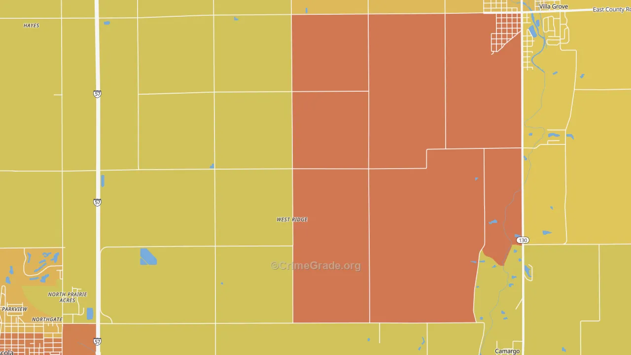 West Ridge, IL Map of Assault Rates