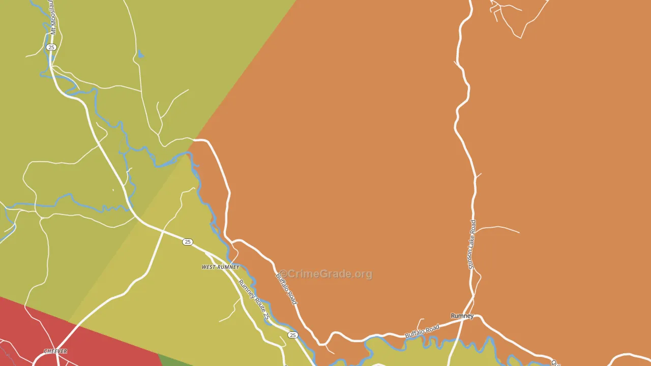 West Rumney, NH Map of Assault Rates