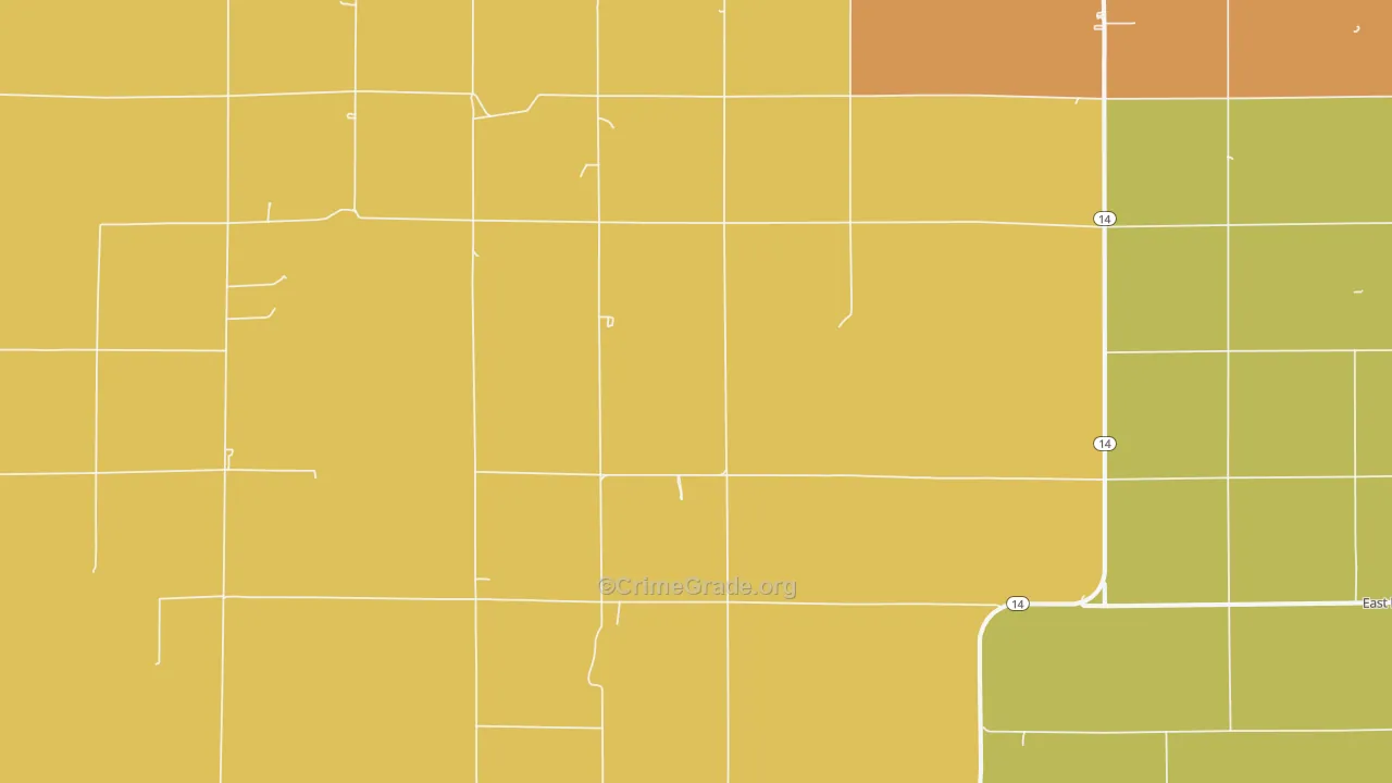 Westfall, KS Map of Assault Rates