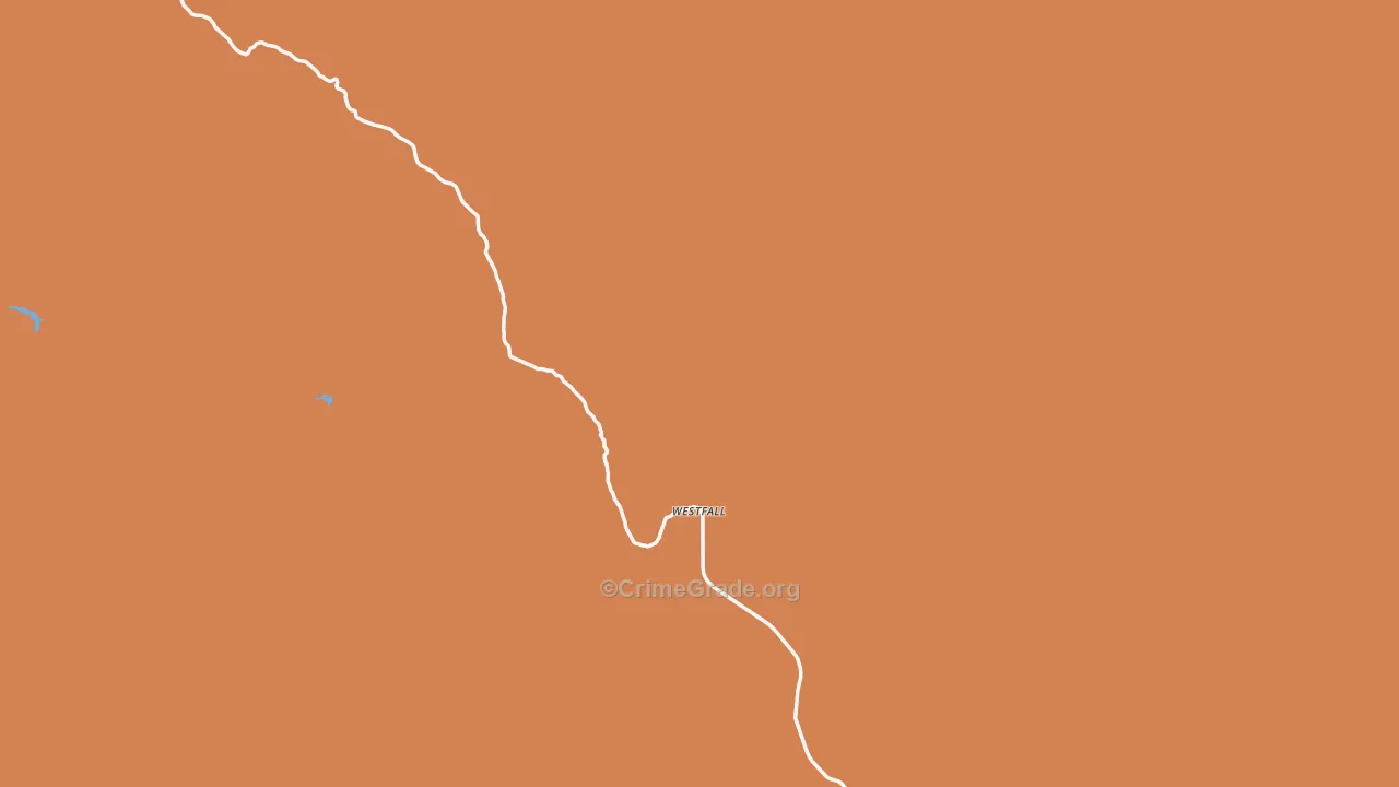 Westfall, OR Map of Assault Rates