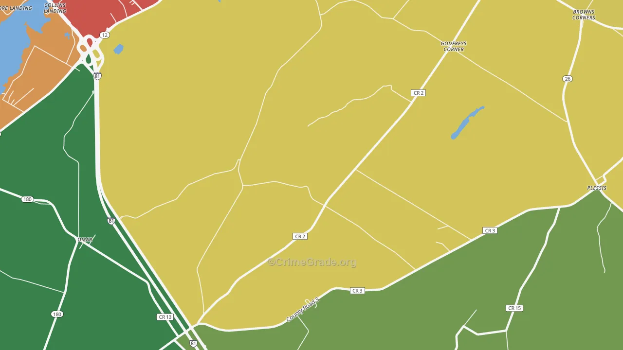 Westminster Park, NY Map of Assault Rates