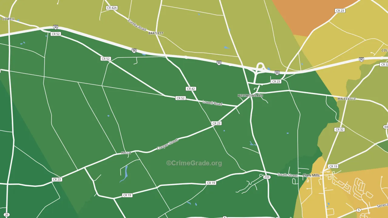Westmoreland, NY Map of Assault Rates