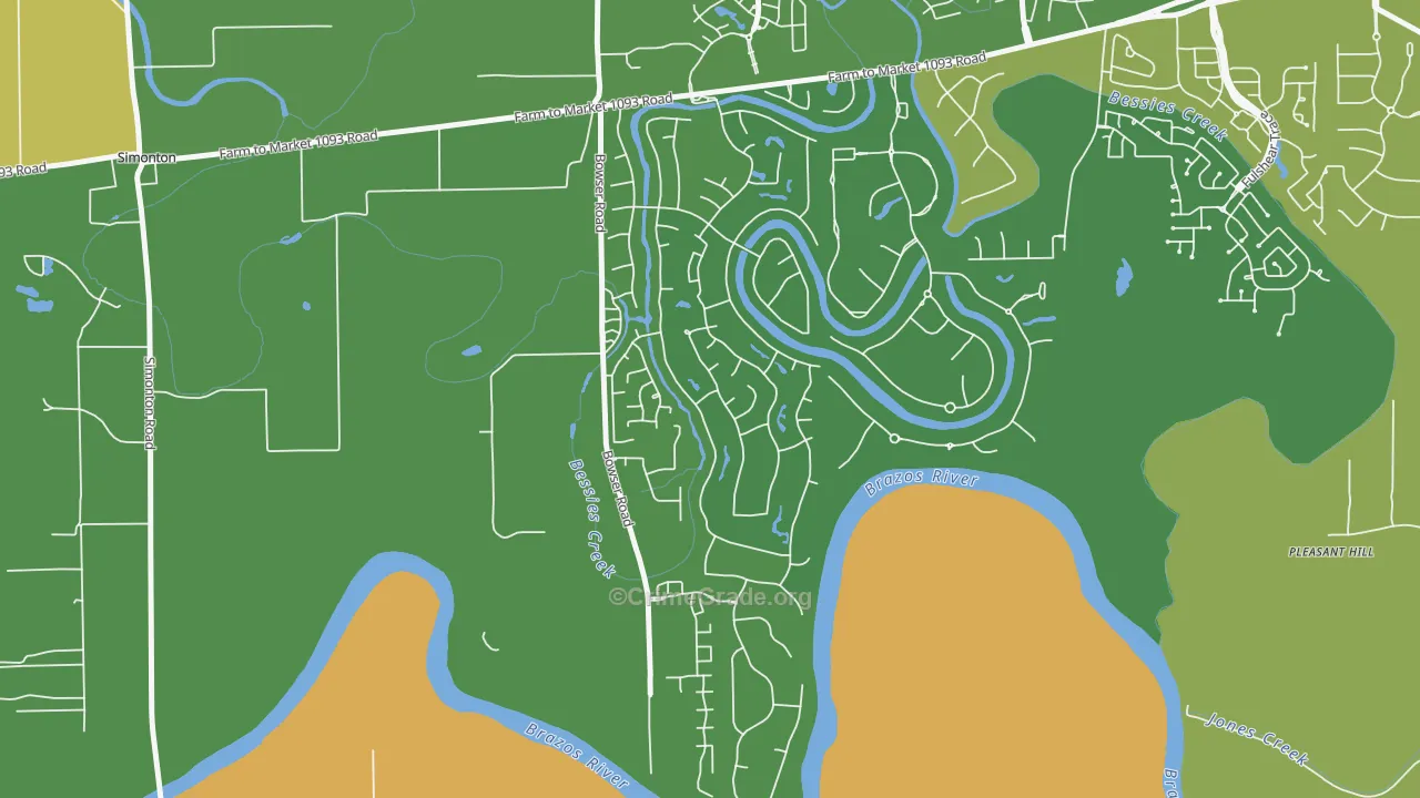 Weston Lakes, TX Map of Assault Rates